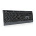 REAL-EL Клавіатура REAL-EL RK-715W Wireless/Bluetooth Black/Gray (EL123100051)