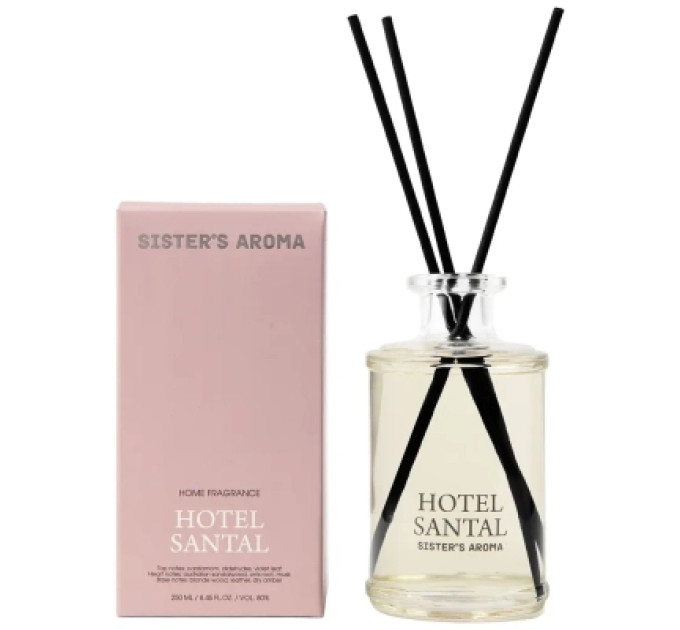 Sister's Aroma Аромадифузор Sister's Aroma Hotel Santal 250 мл (4820227786077)