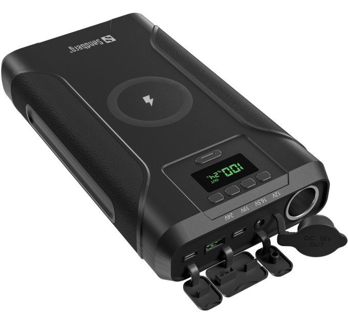 Sandberg Батарея універсальна Sandberg 76800mAh Survivor 7in1 DC/91W, PD/100W, Cigar Lighter/120W, QI-15W, power-through (421-15)