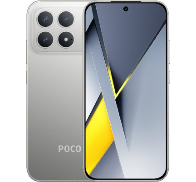 Xiaomi Мобільний телефон Xiaomi Poco F8 Pro 12/256GB Titanium Silver (1179963)