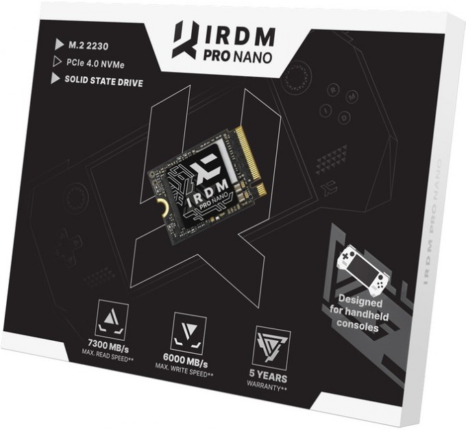 Накопичувач SSD 1TB Goodram IRDM Pro Nano M.2 2230 PCIe 4.0 x4 3D NAND (IRP-SSDPR-P44N-01T-30)_Bulk