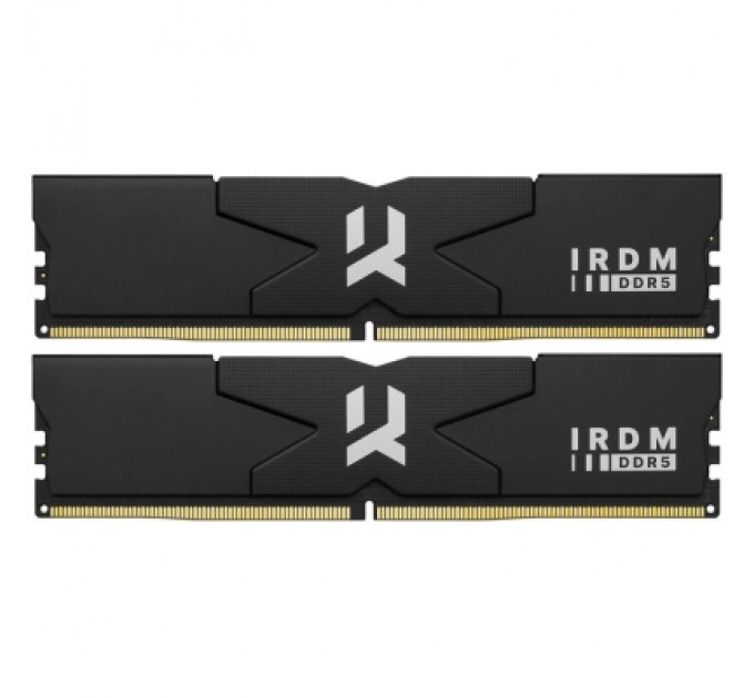 Модуль пам'яті для комп'ютера DDR5 32GB (2x16GB) 6000 MHz IRDM Black Goodram (IR-6000D564L36S/32GDC)