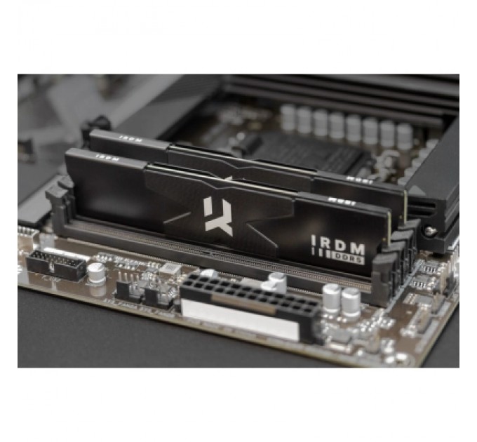 Модуль пам'яті для комп'ютера DDR5 32GB (2x16GB) 6000 MHz IRDM Black Goodram (IR-6000D564L36S/32GDC)
