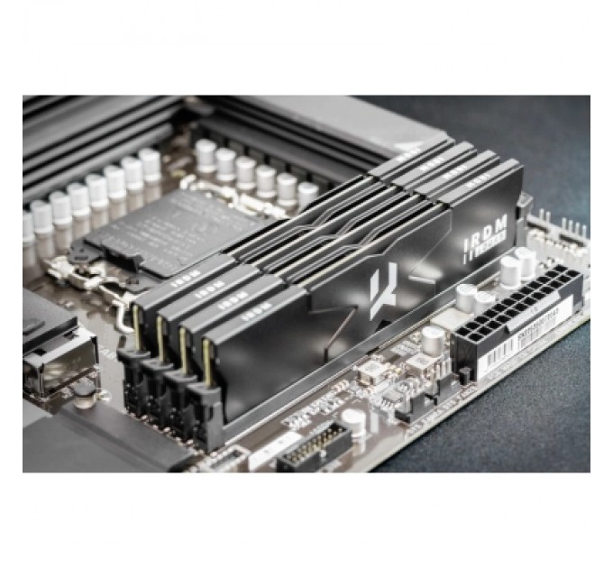Модуль пам'яті для комп'ютера DDR5 32GB (2x16GB) 6000 MHz IRDM Black Goodram (IR-6000D564L36S/32GDC)