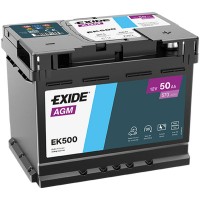 Акумулятор автомобільний EXIDE AGM 50Ah (EK500)
