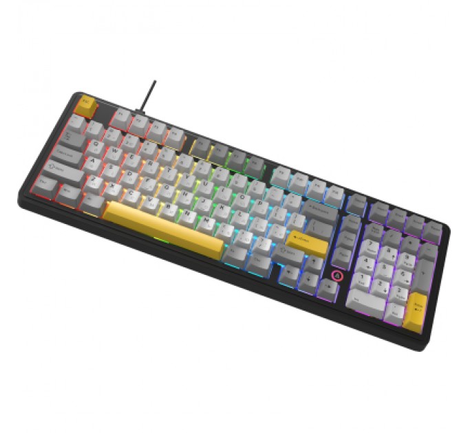 Клавіатура Ajazz AK980 MAX Magnetic Switch USB UA Black/Grey/Yellow (AK980-MAX-M-BGY)