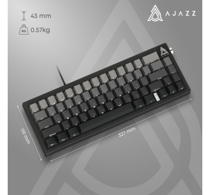 Клавіатура Ajazz AK650 Day Dream Switch Gradient USB UA Black (AK650-DD-BG)