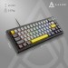 Клавіатура Ajazz AK650 Moon Yellow Switch USB UA Black/Grey/Yellow (AK650-MY-GWY)