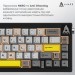 Клавіатура Ajazz AK650 Moon Yellow Switch USB UA Black/Grey/Yellow (AK650-MY-GWY)