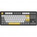 Клавіатура Ajazz AK870 V2 Flying Fish Switch USB UA Black/Grey/Yellow (AK870-V2-FF-BGY)