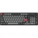 Клавіатура GamePro Asgard Drakkar Keychron Super Red Switch Wireless/Bluetooth/USB UA Black (MK305BK)