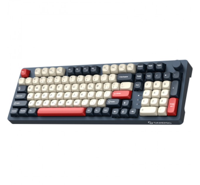 Клавіатура GamePro Asgard Drakkar Keychron Super Red Switch Wireless/Bluetooth/USB UA Blue (MK305BL)