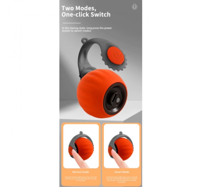 Іграшка для котів Me&Pet Інтерактивний м'яч червоний (NMP20-2)