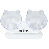 Посуд для котів Me&Pet Миски з підставкою прозорі (NMP060)