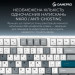 GamePro Клавіатура GamePro Asgard Ragnar Wireless/Bluetooth/USB UA White (MK285WH)