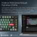 GamePro Клавіатура GamePro Asgard Yord Wireless/Bluetooth/USB UA Black (MK266BK)
