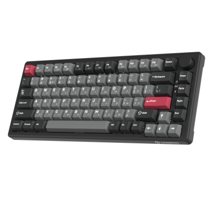 GamePro Клавіатура GamePro Asgard Yord Wireless/Bluetooth/USB UA Black (MK266BK)