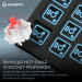 GamePro Клавіатура GamePro Asgard Yord Wireless/Bluetooth/USB UA Black (MK266BK)