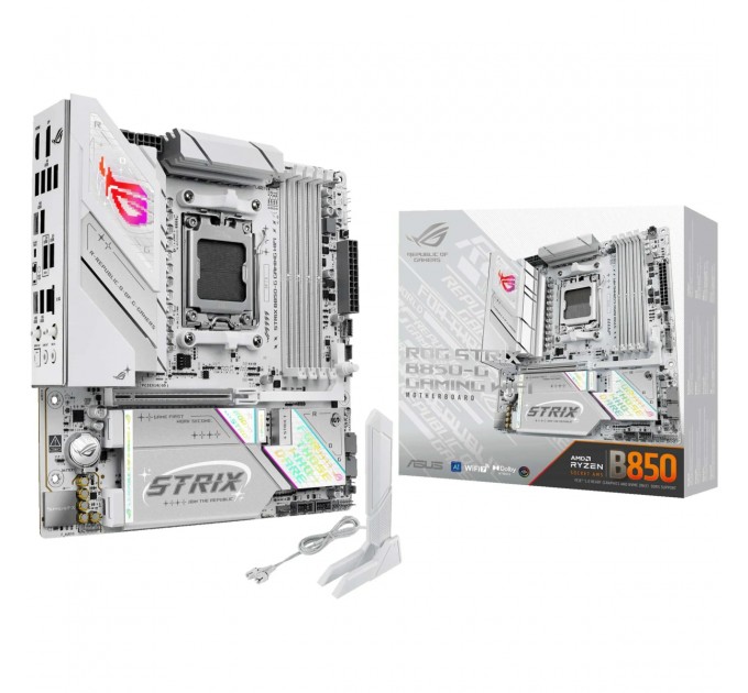 Материнська плата Asus ROG Strix B850-G Gaming WiFi Socket AM5