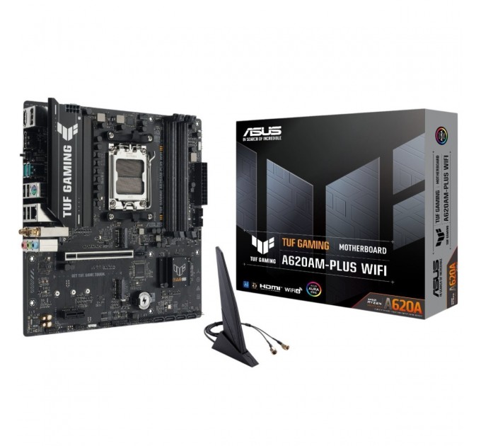 Материнська плата Asus TUF Gaming A620AM-Plus WiFi Socket AM5