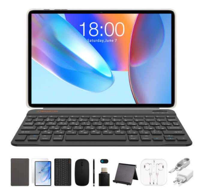Teclast Планшет Teclast P33T KIT 10.1 3/64Gb Wi-Fi Blue Клавіатура/Миша/Навушники/Підставка/Стилус/Чохол (6940709688045)