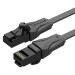 Vention Патч-корд Flat Cat.6 UTP Patch Cable 0.75M Black VENTION (IBABE)