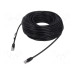 Vention Патч-корд Cat.6 UTP Patch Cable 10M Black VENTION (IBEBL)
