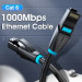 Vention Патч-корд Cat.6 UTP Patch Cable 1M Black VENTION (IBKBF)