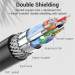 Vention Патч-корд Cat.6 SFTP Extension Patch Cable 2M Black VENTION (IBLBH)