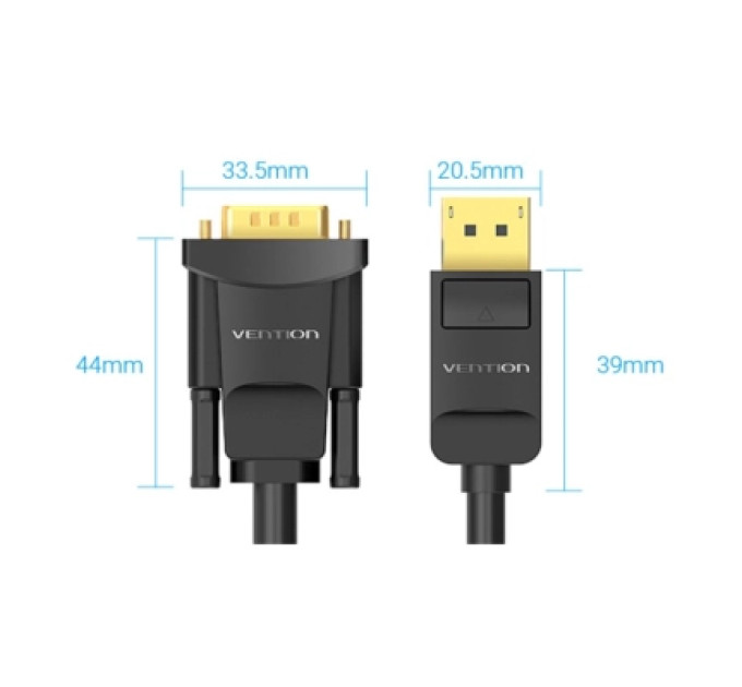 Vention Патч-корд Cat.6 SFTP Extension Patch Cable 2M Black VENTION (IBLBH)