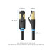 Vention Патч-корд Cat.8 SFTP Patch Cable 1M Black VENTION (IKABF)