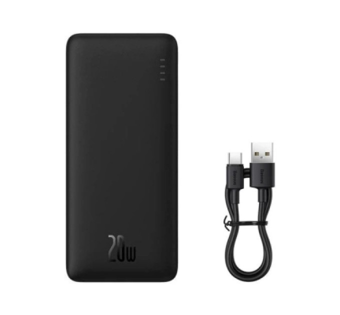 Baseus Батарея універсальна Baseus Airpow 30000mAh 20W PD/3.0, QC/3.0, black (PPQD090101)