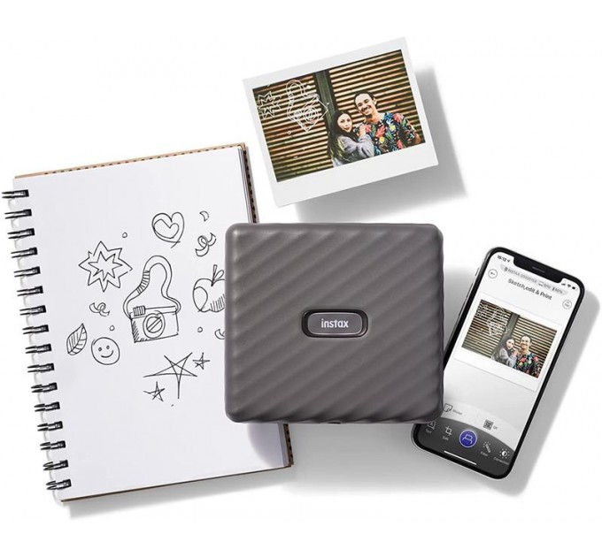 Принтер миттєвого друку Fujifilm Instax Link Wide Mocha Gray EX D (16719586)