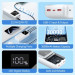 Vention Батарея універсальна VENTION 30000mAh Power Bank (Micro-USB + USB-C + USB-A + USB-A) 22.5W Black LED Display Type (FHMB0)
