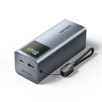 Батарея універсальна VENTION 20000mAh Power Bank (USB-C + USB-C/USB-A) 100W Gray TFT Display Type (FKCH0)