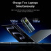 Vention Батарея універсальна VENTION 27000mAh Power Bank (USB-C + USB-C/USB-C/USB-A) 200W Gray TFT Display Type (FKGH0)