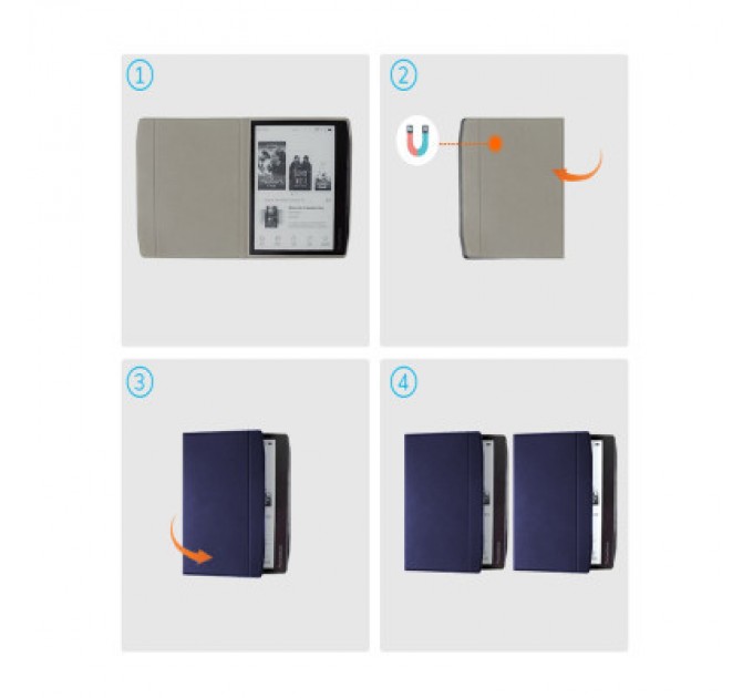 BeCover Чохол до електронної книги BeCover Ultra Slim BeCover PocketBook 700 Era 7" Deep Blue (710064)