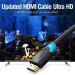 Vention Кабель мультимедійний HDMI Cable 25M Black Type VENTION (AACBS)