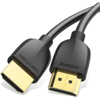 Кабель мультимедійний Portable HDMI Cable 1M Black VENTION (AAIBF)