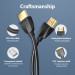 Vention Кабель мультимедійний Portable HDMI Cable 1M Black VENTION (AAIBF)