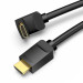 Vention Кабель мультимедійний HDMI Right Angle Cable 270 Degree 1M Black VENTION (AAQBF)