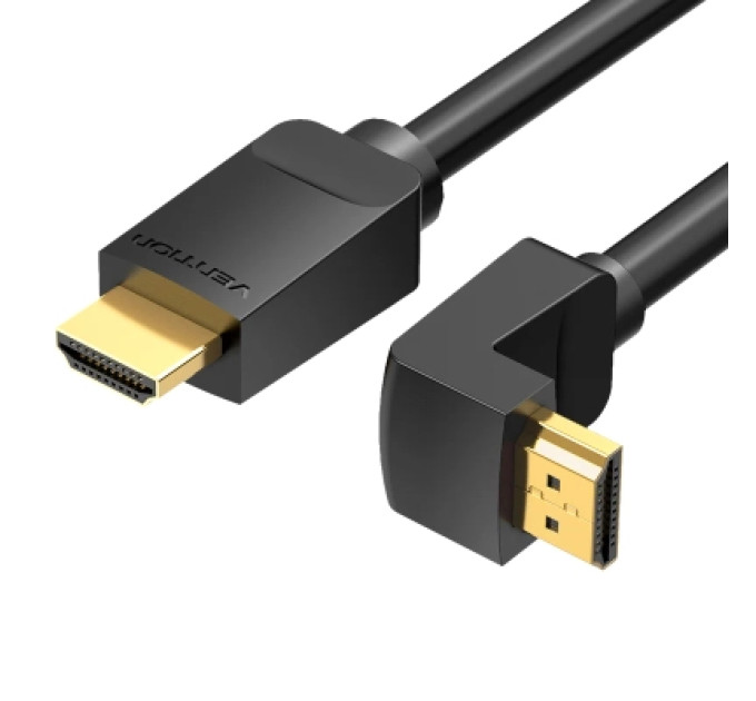 Vention Кабель мультимедійний HDMI Right Angle Cable 270 Degree 1M Black VENTION (AAQBF)