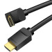 Vention Кабель мультимедійний HDMI Right Angle Cable 270 Degree 1.5M Black VENTION (AAQBG)