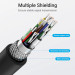 Vention Кабель мультимедійний HDMI Right Angle Cable 270 Degree 1.5M Black VENTION (AAQBG)