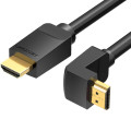 Vention Кабель мультимедійний HDMI Right Angle Cable 270 Degree 1.5M Black VENTION (AAQBG)
