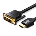 Vention Кабель мультимедійний HDMI to DVI Cable 1M Black VENTION (ABFBF)