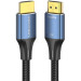 Vention Кабель мультимедійний Cotton Braided HDMI-A Male to Male HD Cable 8K 3M Blue Aluminum Alloy Type VENTION (ALGLI)