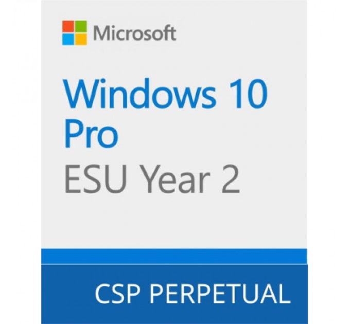 Операційна система Microsoft Windows 10 ESU Year 2 (2026 - 2027) Extended Security Updates (ESU) (DG7GMGF0SSGZ_0001)
