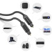 Vention Кабель мультимедійний Optical Fiber Audio Cable 1M Black VENTION (BAEBF)