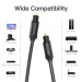 Vention Кабель мультимедійний Optical Fiber Audio Cable 1.5M Black VENTION (BAEBG)